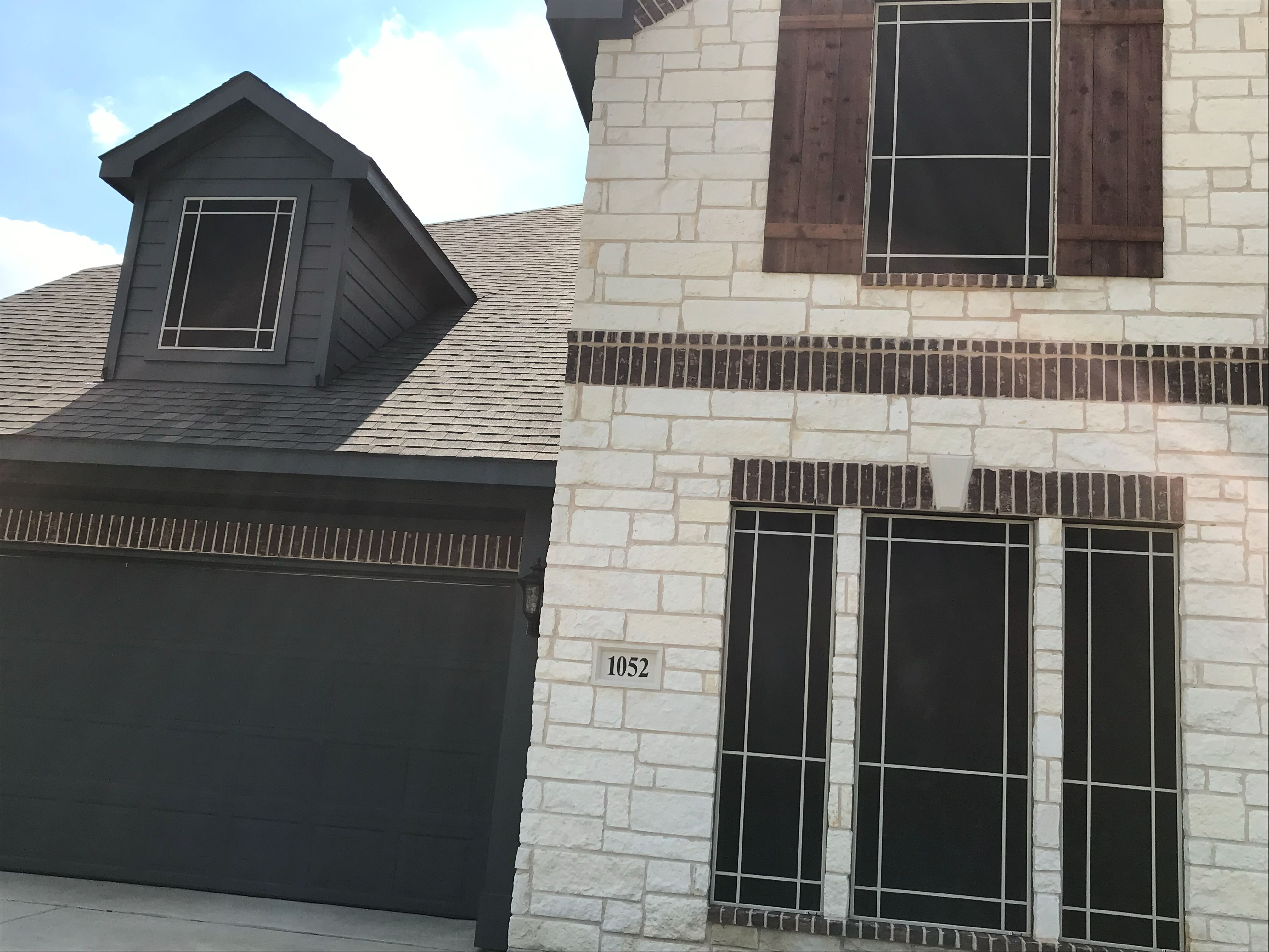 Patio Solar Screen Installation