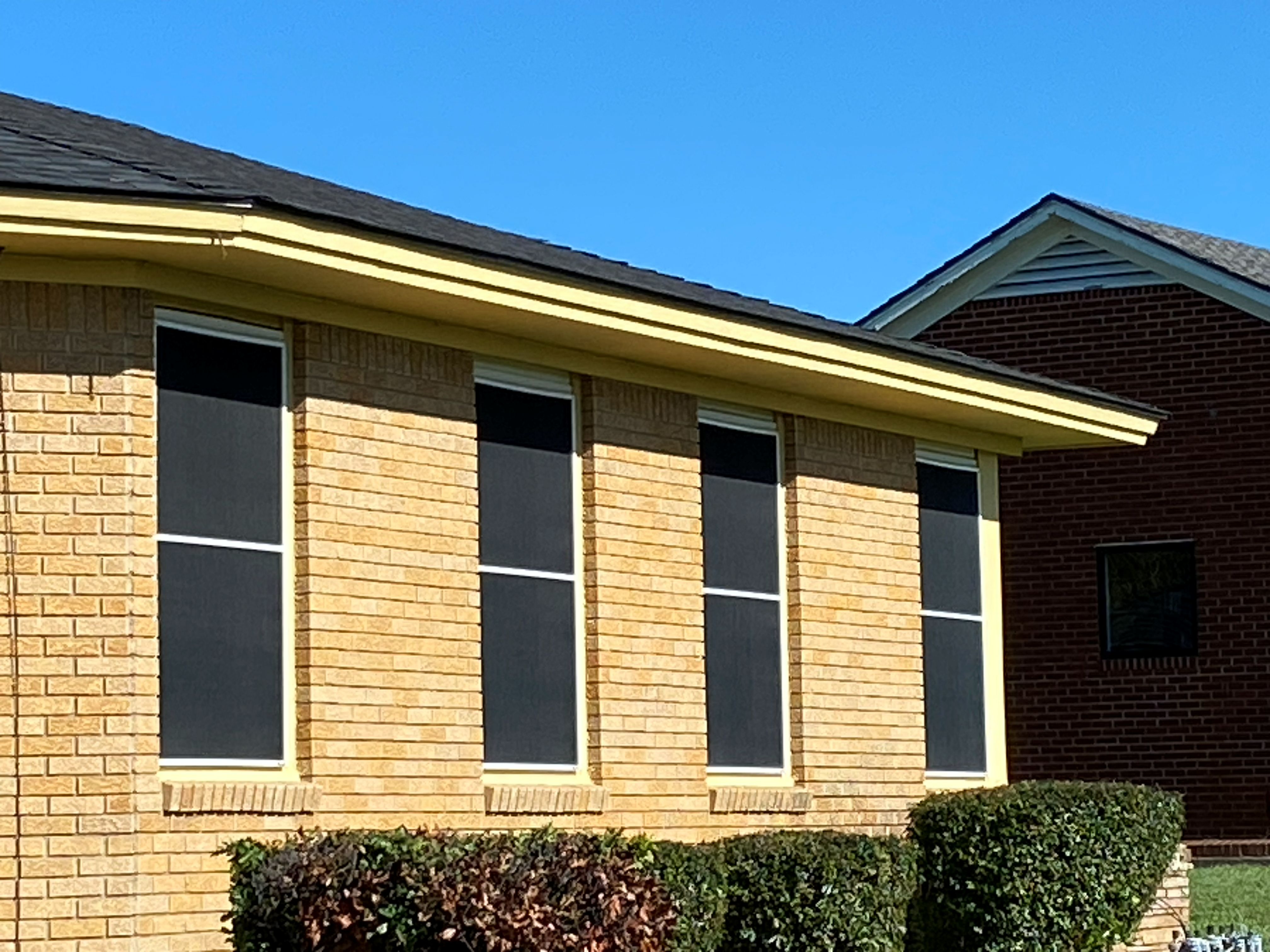 Brown Exterior Solar Screens